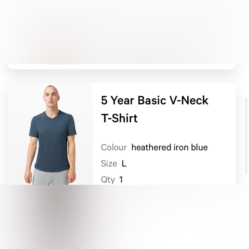 Men’s lululemon tshirt